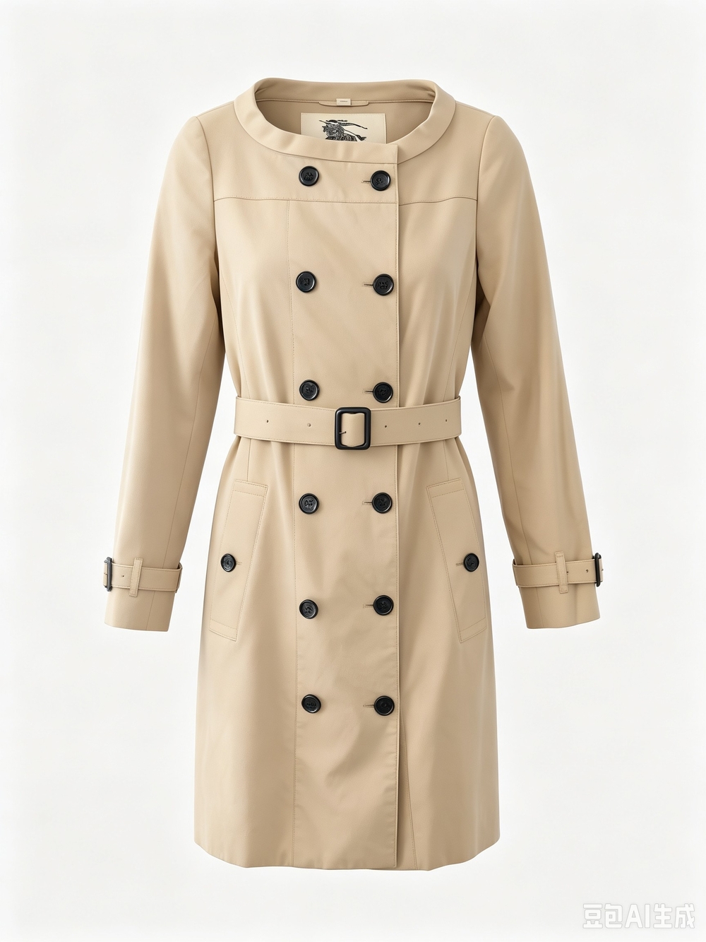 Burberry  Classic Double-Breasted Trench Coat - Beige